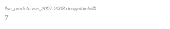Ilsa_prodotti vari_2007-2008 designthinks© 7
