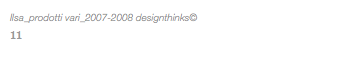 Ilsa_prodotti vari_2007-2008 designthinks© 11